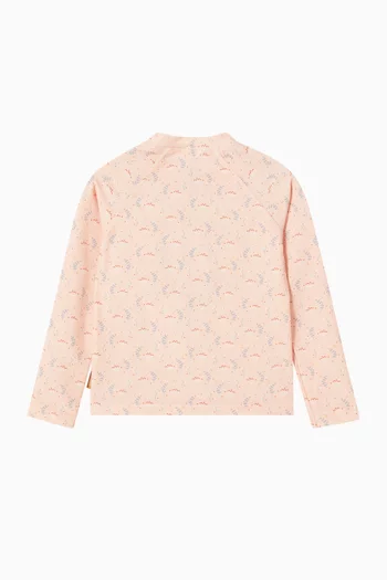Paisley UV Top in Recycled Nylon