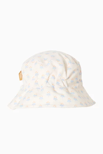 Printed UV Bucket Hat in Nylon