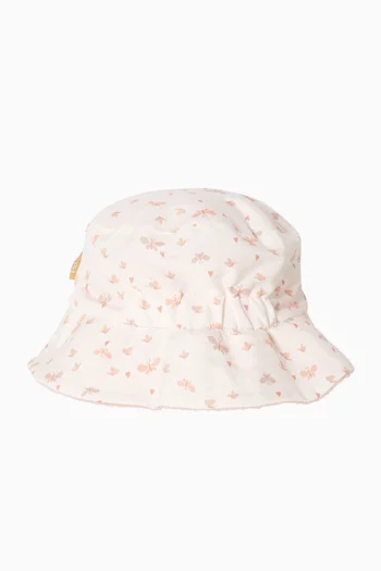 Printed UV Bucket Hat in Nylon