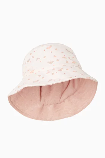 Printed UV Bucket Hat in Nylon