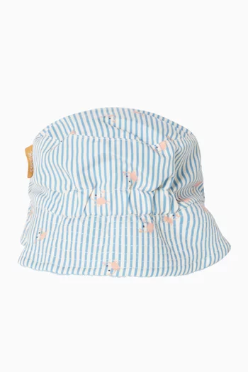 Printed UV Bucket Hat in Nylon