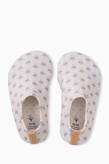 Printed UV Swim Shoes in Recycled Nylon