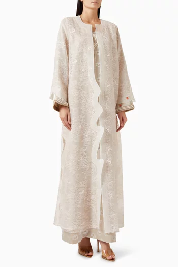 Sheer Abaya in Organza