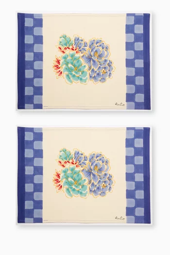 طقم مفارش أطباق، قطعتان، 48 × 35 سم