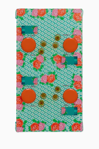 Hima Big Flower Tablecloth in Cotton, 140 x 240cm