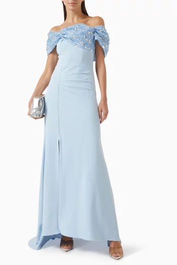 Sequin Embellished Gown