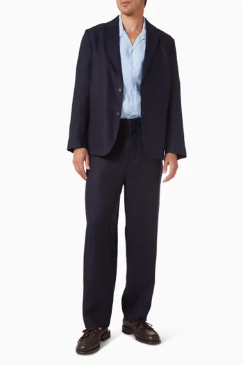 Camp-sleeve Shirt in Linen
