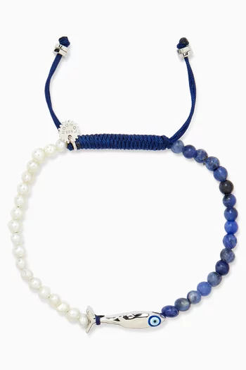 Evil Eye Fish Bracelet
