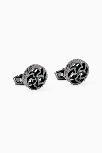 Rotating Trinity Cufflinks