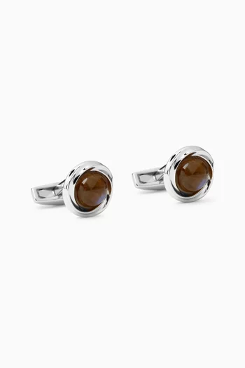 Mobius Semi-precious Cufflinks