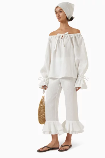 Cha-Cha Lounge Pants in Linen