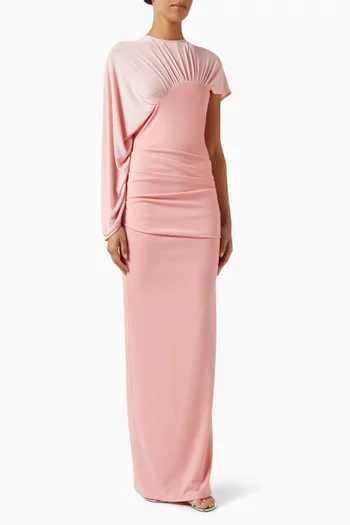 Minerva Asymmetrical Maxi Dress