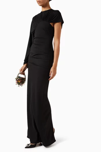 Minerva Asymmetrical Maxi Dress