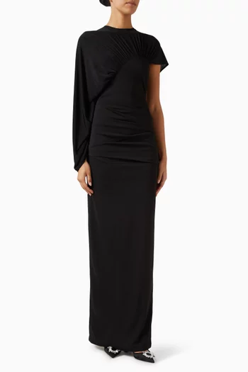 Minerva Asymmetrical Maxi Dress