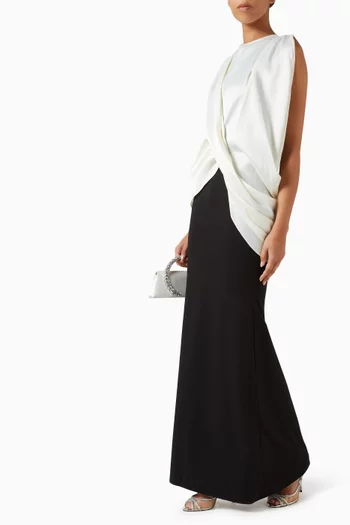 Myr Two-tone Maxi Dress