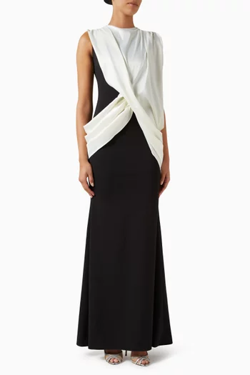 Myr Two-tone Maxi Dress