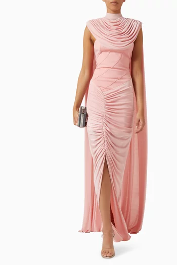 Zahara Cape-style Maxi Dress