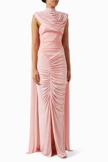 Zahara Cape-style Maxi Dress
