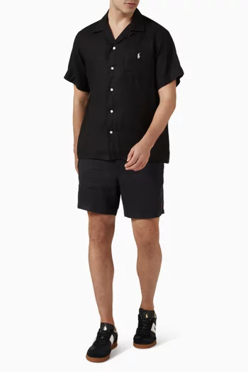 Drawstring Shorts in Linen