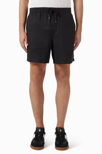 Drawstring Shorts in Linen
