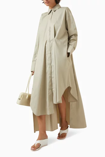 Berlin Asymmetric Shirt Dress