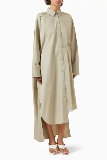 Berlin Asymmetric Shirt Dress