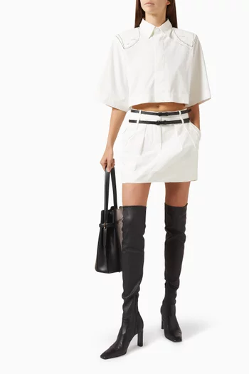 Boxy Crop Shirt