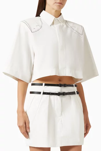Boxy Crop Shirt