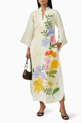 Floral-print Tunic Dress
