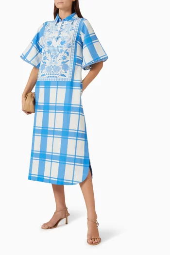 Summer Kaftan Midi Dress
