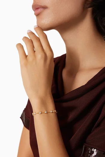 Chain Bracelet in 24kt Gold-plated Sterling Silver