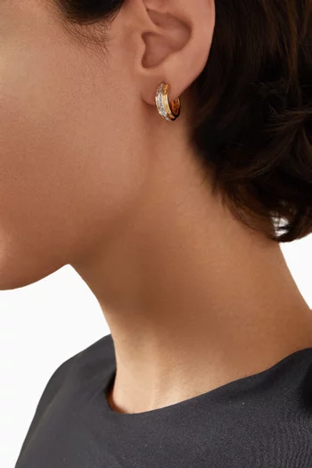 Hoop Earrings in 24kt Gold-plated Sterling Silver