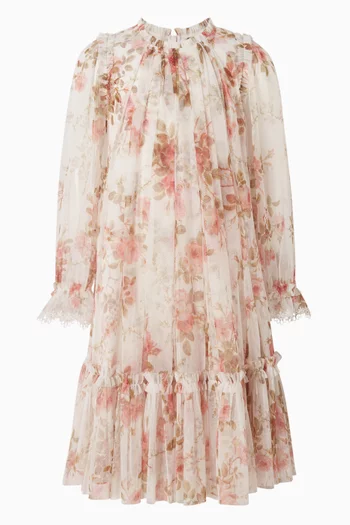 Summer Rose-print Dress