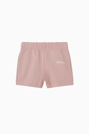 Bookish Logo Shorts in Cotton