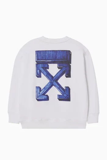 Arrow Sketch Sweater in Cotton