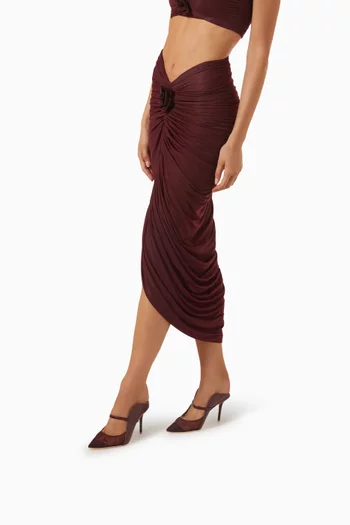 Maureen Arc 85 Mules in Leather & Mesh