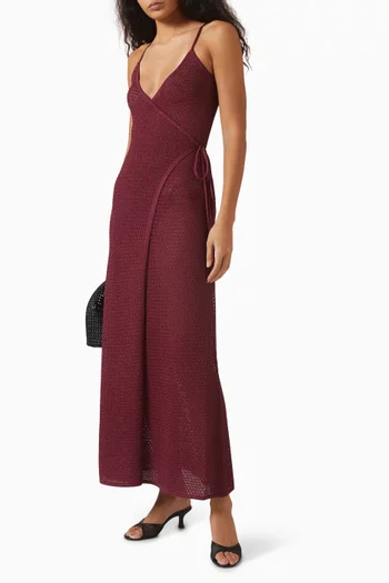 Levanzo Crochet Dress in Viscose Blend