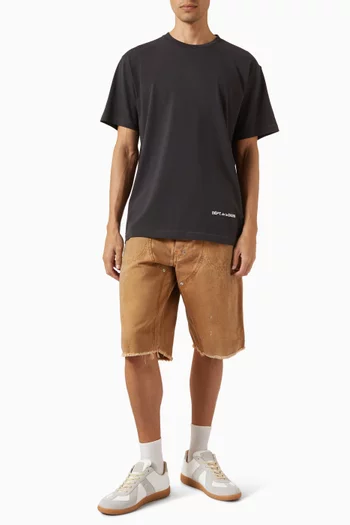 French Micro Logo T-shirt in Cotton