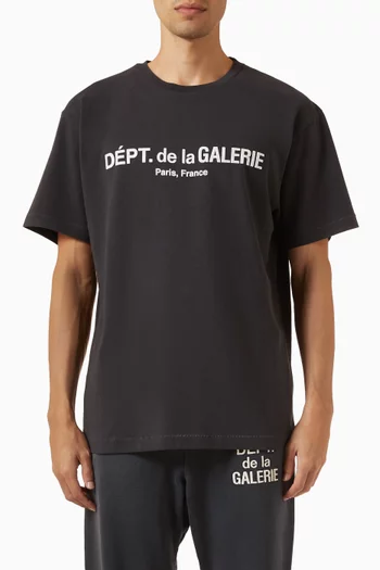 French Logo Lux T-shirt in Cotton
