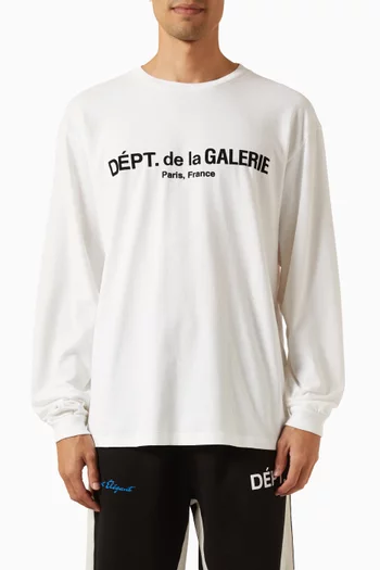 French Logo Lux T-shirt in Cotton