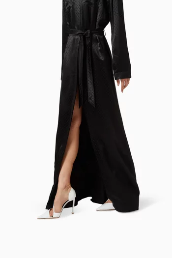 Asymmetric105 Pumps in Patent Leather