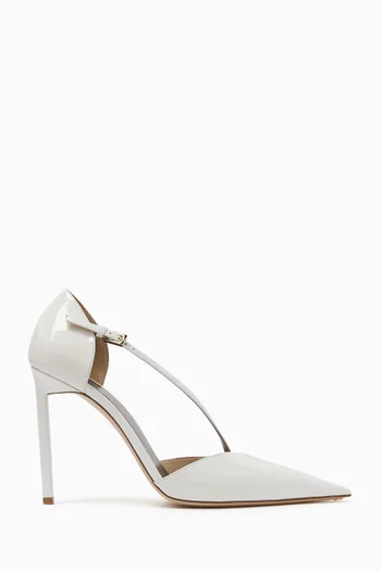 Asymmetric105 Pumps in Patent Leather