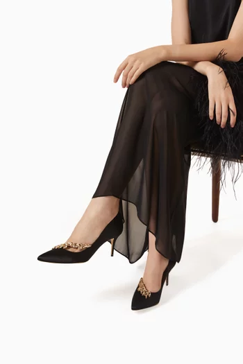Nadira 70 Pumps in Satin