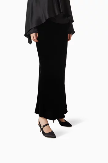 Maripasa 70 Pumps in Satin