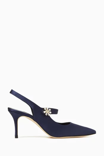 Maripasa 70 Pumps in Satin