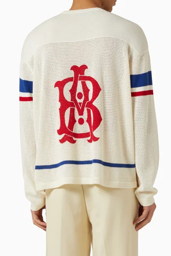 Knitted Hockey Top in Cotton
