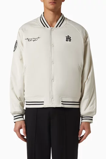 Lettermen Jacket in Satin