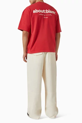Box T-shirt in Cotton-jersey