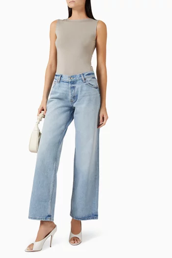 Low-waist Baggy Jeans in Denim