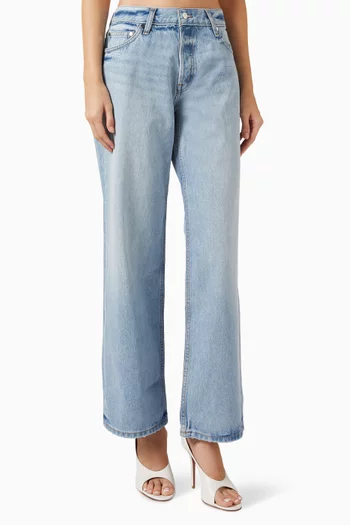 Low-waist Baggy Jeans in Denim